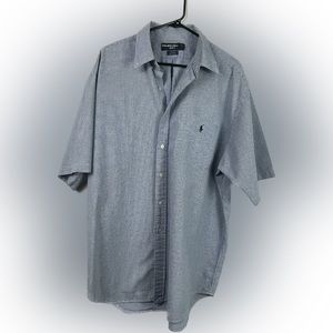Ralph Lauren Blue Label Golf Blake Button-up Blue Plaid Short-sleeve Shirt XL